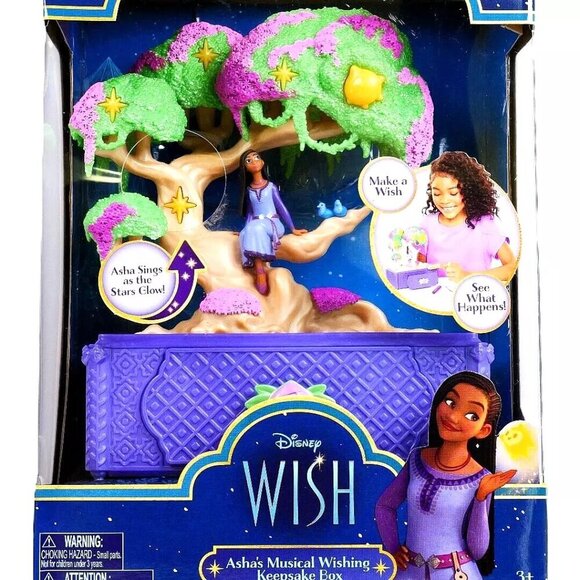 Disney‎ Wish Asha's Musical Wishing Keepsake Box with Accessories - Picture 2 of 5